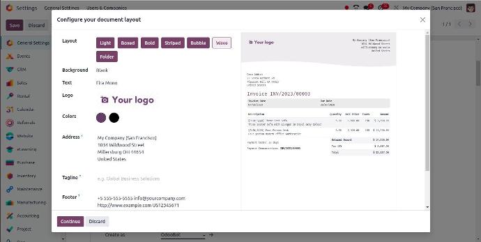 Odoo 18 New Report Layout