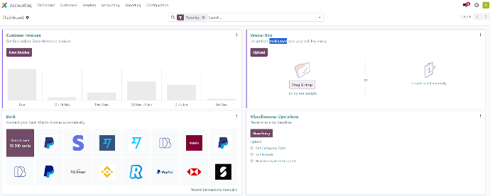 Odoo18 Accounting Dashboard