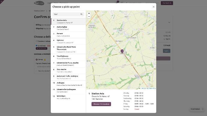 Odoo 18 e-commerce MAp Wizard